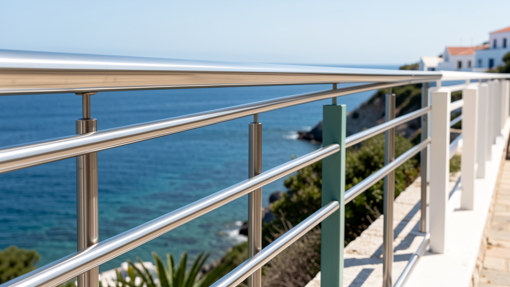 Barandillas exteriores: materiales y acabados recomendados cerca del mar en Menorca