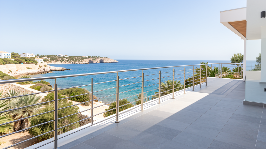 Como elegir una barandilla metálica para una terraza en Menorca en Menorca