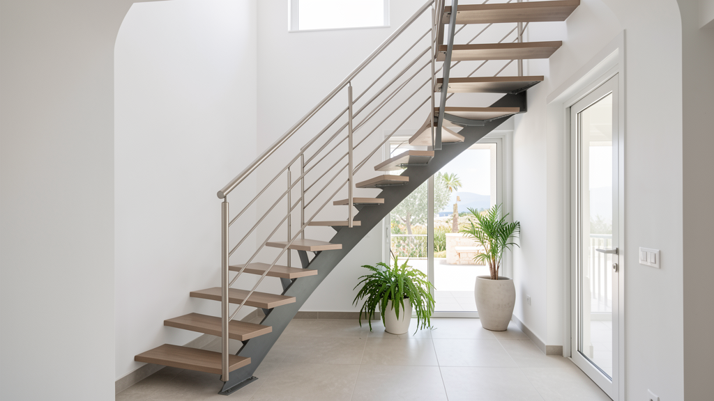 Escaleras metálicas interiores: ventajas, diseños y acabados en Menorca