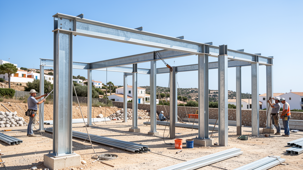 Estructuras metálicas en Menorca