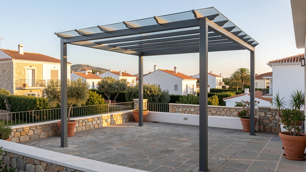 Pérgolas metálicas en Menorca