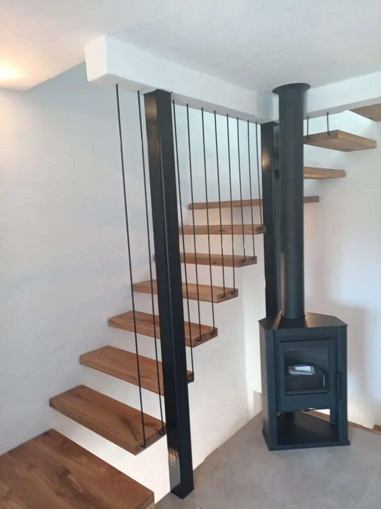 Escalera colgante de acero inoxidable en Binibeca - imagen 26