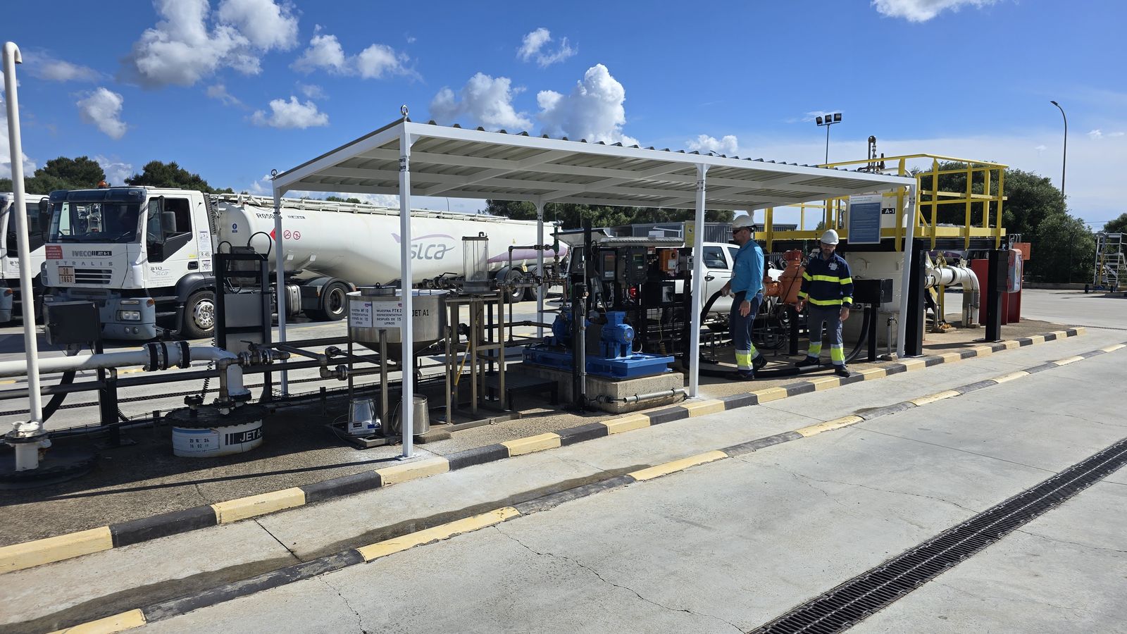 Marquesina Metálica de Protección para Surtidores de Combustible en Menorca